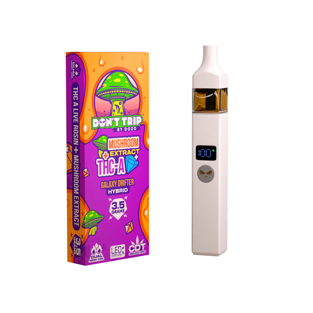 Amanita + THC A disposable HYBRID 3.5g (pk of 5)