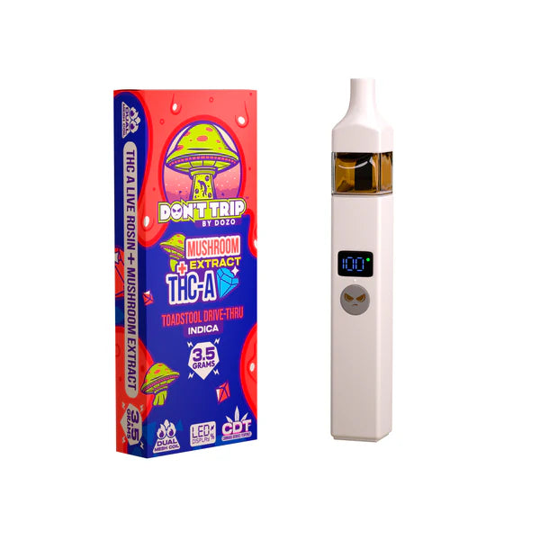 Amanita + THC A disposable INDICA 3.5g (pk of 5)