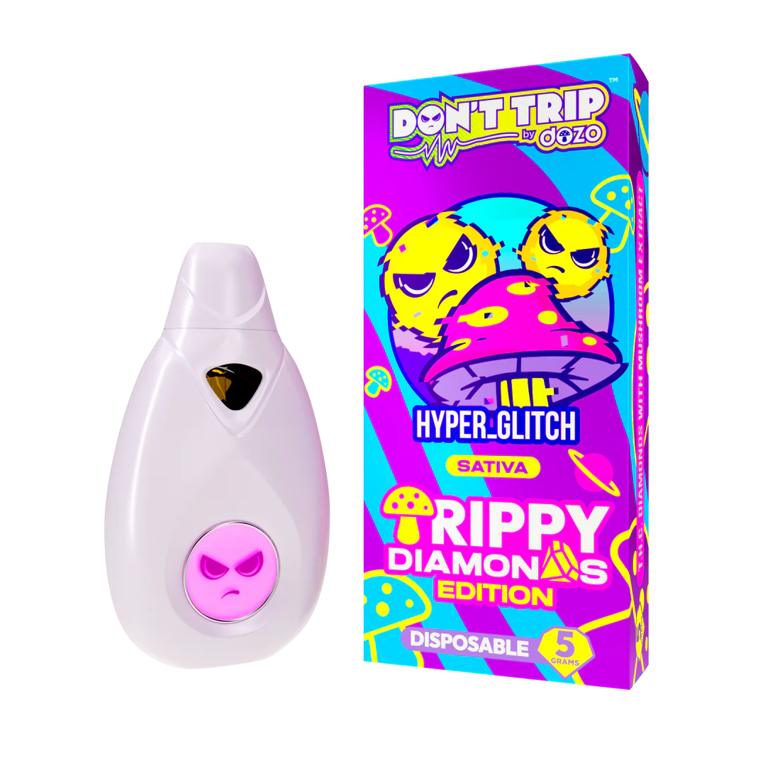 Trippy Diamonds disposable Sativa 5g (pk of 5)