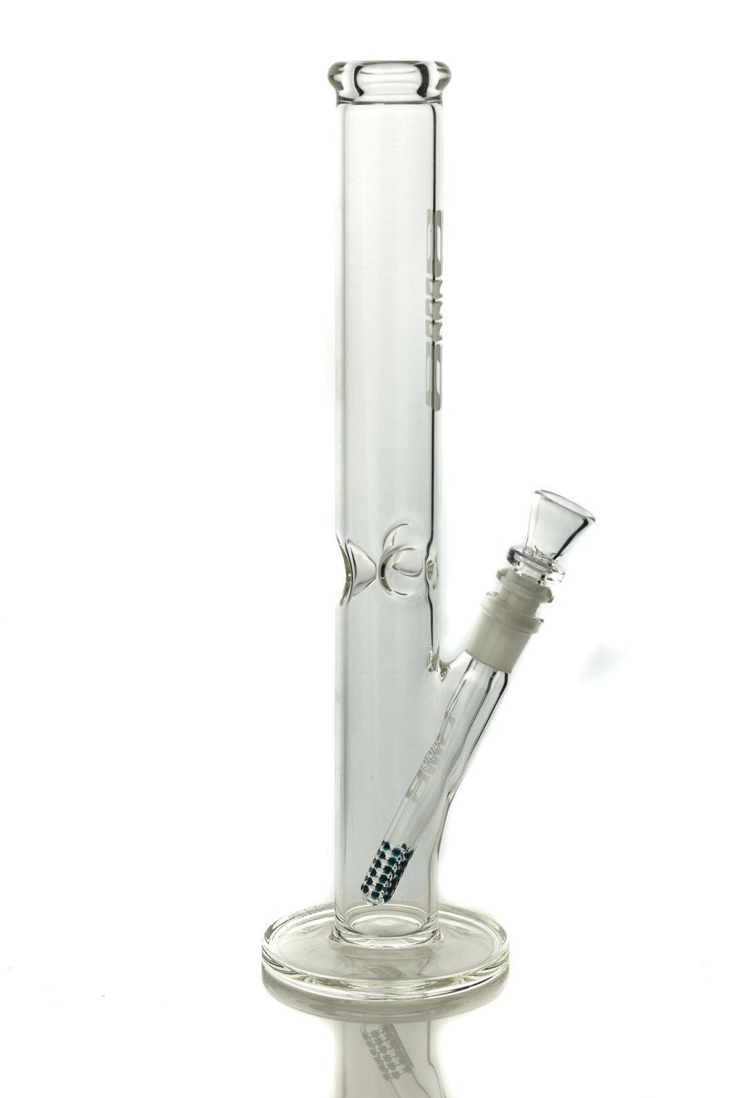 ILL Glass Straight 44 - mag 15" Green Downstemp