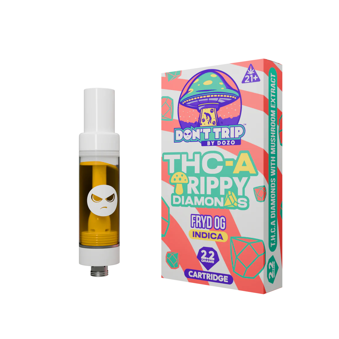 Trippy Diamond Cartridge Indica 2.2g (pk of 5)