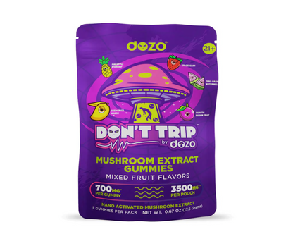 Dont trip mushroom extract gummies 5 count 3500mg