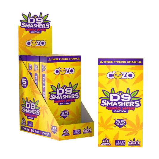 Dozo D9 Smashers disposable Sativa 3.5g (pk of 5)